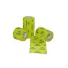 Bandes cohésives Powerflex No Chew Jaune 10 cm