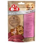 8in1 Freeze Dried Meaty Treats 100 % poitrine de canard pour chien 50 g