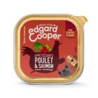 Edgard & Cooper Barquette Poulet & Saumon pour chien senior 11 x 150 g- La Compagnie des Animaux