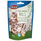 Trixie Premio Fish Chicken Rolls pour chat 50 g