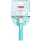 Zolux Anah Brosse Slicker doux rétractable Puppy bleu