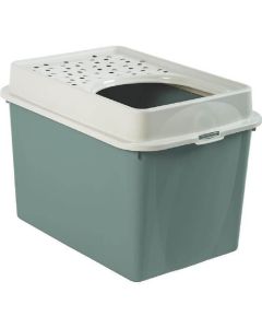 Berty Cat Toilet Top Rotho Mypet Vert d'eau