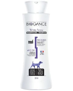 Biogance Shampooing Poils Blancs pour Chien, Chiot et Chat 250 ml