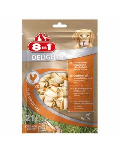 8in1 Delights Bone XS pour chien x21- La Compagnie des Animaux