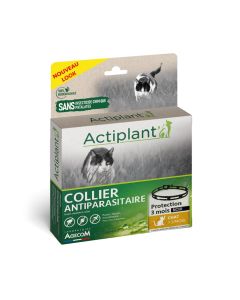 Actiplant Collier antiparasitaire noir chat