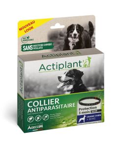 Actiplant Collier antiparasitaire noir chien +30 kg