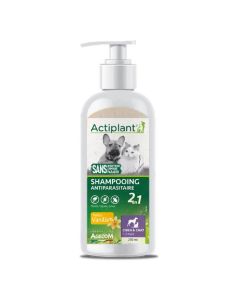 Actiplant Shampooing 2 en 1 Vanille chien chat 250 ml