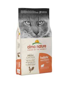 Almo Nature Chat Holistic Poulet et Riz 12 kg- La Compagnie des Animaux