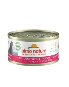 Almo Nature Chat Natural HFC Poulet Foie 24 x 70 g