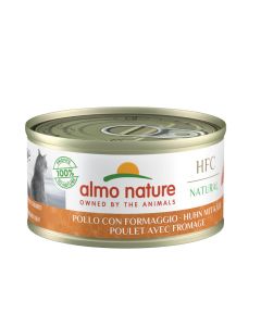 Almo Nature Chat Natural HFC Poulet Fromage 24 x 70 g