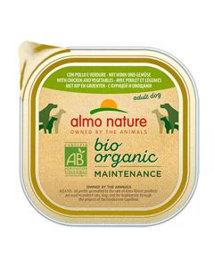 Almo Nature Chien Bio Maintenance Poulet Legumes 9 x 300 g