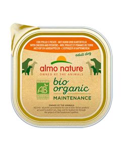 Almo Nature Chien Bio Organic Maintenance poulet et pommes de terre 9 x 300 grs