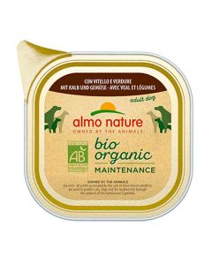 Almo Nature Chien Bio Maintenance Veau Legumes 9 x 300 g