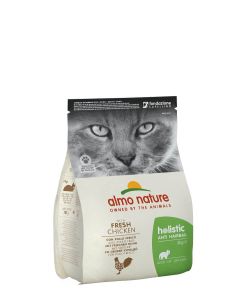 Almo Nature Chat Holistic Hairball Poulet Riz 2 kg