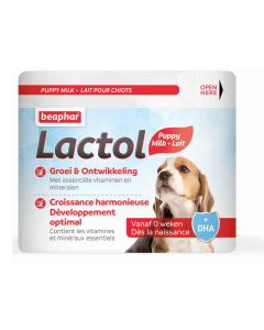 Beaphar Lactol lait maternisé pour chiots 250 g- La Compagnie des Animaux