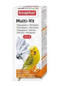 Beaphar Multi-vitamines perruches et perroquets 50 ml - La Compagnie des Animaux