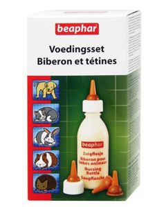 Beaphar Pack biberon et tétines (+ brosse à nettoyer)