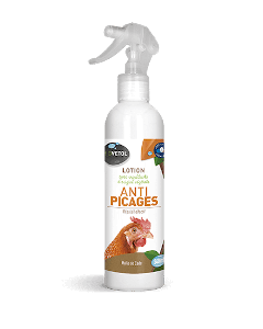 Biovetol Lotion Anti-picages pour basse-cour 240 ml - La Compagnie des Animaux