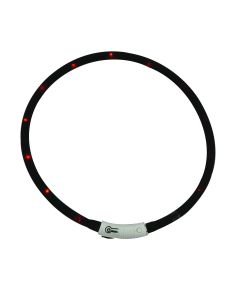 Bubimex Collier Lumineux LED noir 20-70 cm - La Compagnie des Animaux