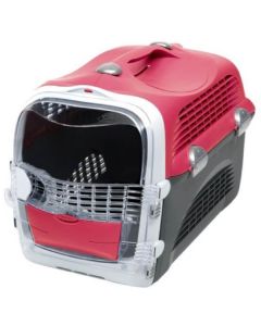 Cat It Cage de transport Cabrio Rouge Cerise pour chat