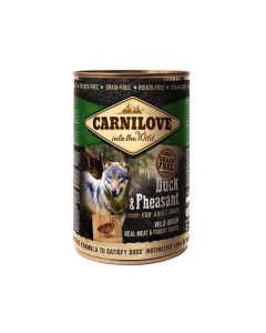 Carnilove Canard et Faisan chien 6x400 g - La Compagnie des Animaux