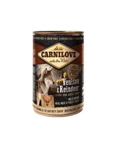 Carnilove Gibier et Renne chien 6x400 g - La Compagnie des Animaux