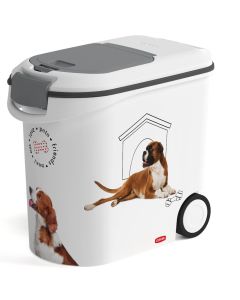 Container à croquettes 12 kg Curver modèle chien - La Compagnie des Animaux