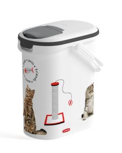 Container à croquettes 4 kg Curver modèle chat - La Compagnie des Animaux