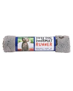 DGS Dirty Dog Doormats Runner tapis gris - La Compagnie des Animaux