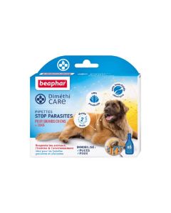 Beaphar Diméthicare Stop Parasites 6 pipettes pour chien > 30 kg