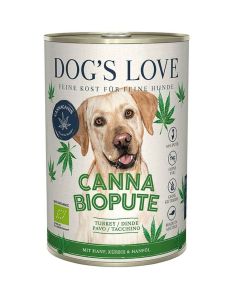 Dog's Love Canna Canis Pâtée Bio Dinde et Chanvre 400 g