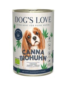 Dog's Love Canna Canis Pâtée Bio Poulet et Chanvre 400 g