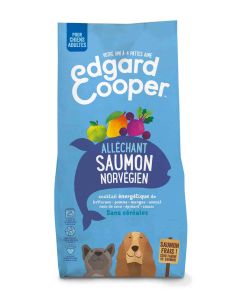 Edgard & Cooper Croquettes au Saumon Norvégien Frais Chien Adulte 7 kg- La Compagnie des Animaux