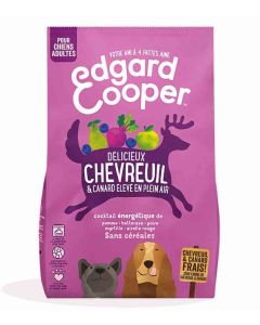 Edgard & Cooper Croquettes Chevreuil frais & Canard Chien adulte 7 kg- La Compagnie des Animaux