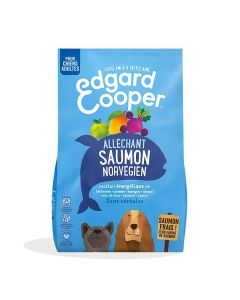 Edgard & Cooper Croquettes au Saumon Norvégien Frais Chien Adulte 700 g- La Compagnie des Animaux