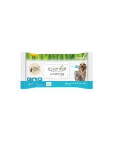 Essentiel Lingettes sans parfum compostables x 50