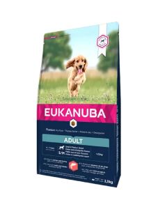 Eukanuba Chien Adulte Petite et Moyenne Race Saumon & Orge 12 kg