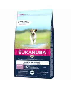 Eukanuba Puppy Junior Petite et Moyenne Race Saumon 12 kg