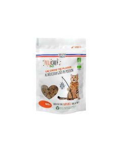 Felichef Friandises BIO chat au poisson 80 g