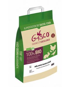 Gasco Mélange basse cour bio 8 kg - La Compagnie des Animaux