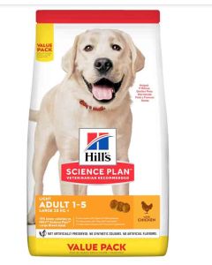 Hill's Science Plan Canine Adult Light Large au poulet 18 kg