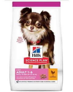 Hill's Science Plan Canine Adult Light Small & Mini Poulet 6 kg