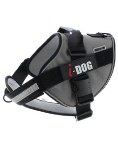 I-DOG Harnais NeoCITY Noir/Gris S - Dogteur