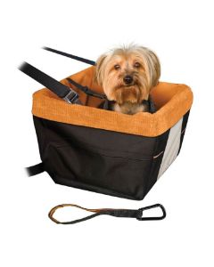 Kurgo Skybox Booster Siège rehausseur voiture pour chien noir et orange