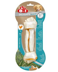 8in1 Delights Pro Dental Bone pour chien L