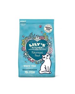 Lily's Kitchen Croquettes Sans Céréales au Poisson Chat 800 g- La Compagnie des Animaux