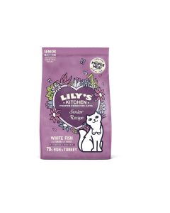 Lily's Kitchen Croquettes Sans Céréales au Poisson Chat Senior 800 g- La Compagnie des Animaux