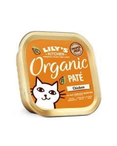 Lily's Kitchen Organic Délice de Poulet Bio pour Chat 19 x 85 g- La Compagnie des Animaux