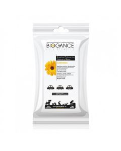 Biogance Lingettes Nettoyantes pour Chat Chien et Petits Mammifères