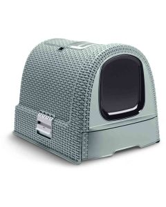 Maison de Toilette Curver Petlife Litter Box Bleu gris